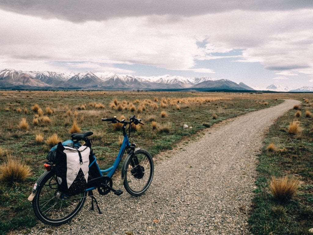 eZee Bike Near The Alps