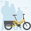 promotional poster showing how the Tern GSD fits both short and tall people